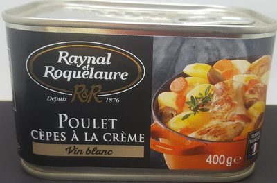 Poulet cèpes à la crème