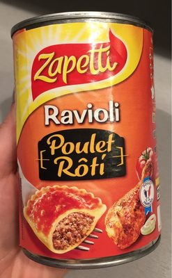 Plat cuisiné ravioli poulet rôti Zapetti