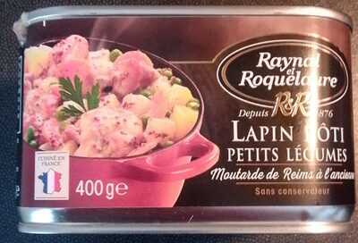 Lapin rôti petits légumes