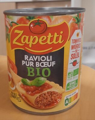 Zapetti Bio Ravioli pur bœuf
