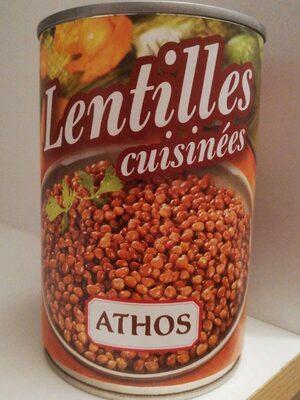 Lentilles cuisinées