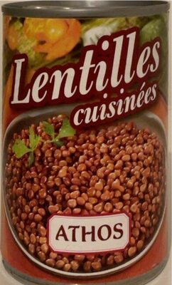 Lentilles cuisinées