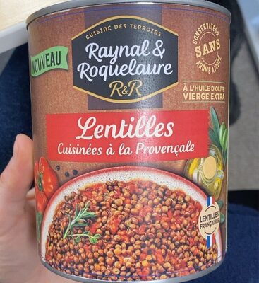 Lentilles cuisinées à la provençale
