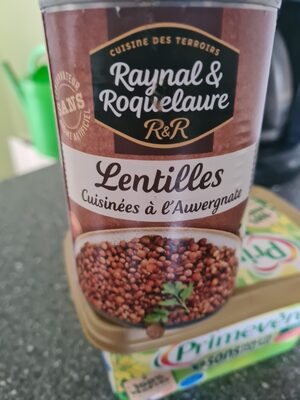Lentilles cuisinées à L'auvergnate