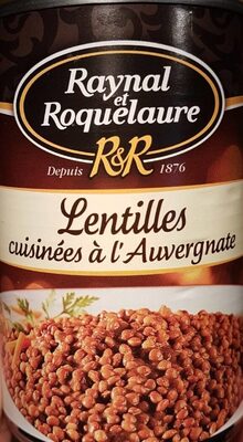 Lentilles cuisinées à l'Auvergnate