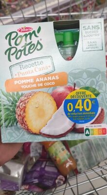 Pom'potes Pomme Ananas Touche de Noix de coco
