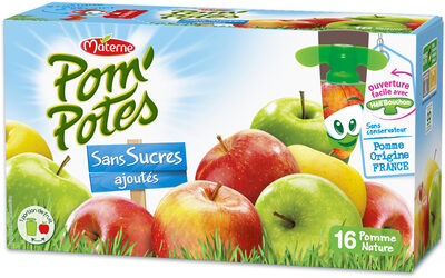 POM'POTES (Sans sucres ajoutés) Pomme  Format Familial