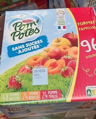 Pom'potes sans sucres ajoutés