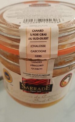 Foie Gras De Canard Entier Igp Sud-ouest