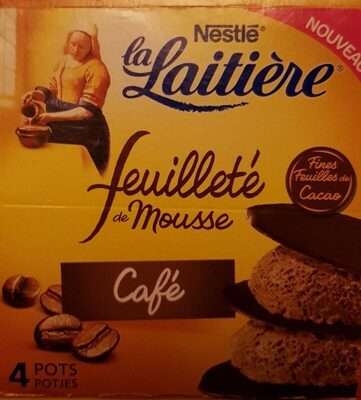 Feuilleté de mousse café