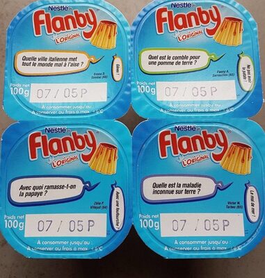 Flanby vanille/caramel