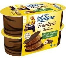 Feuilleté de mousse saveur Praliné Noisette 4 x 57 g