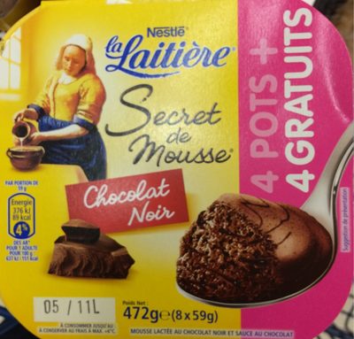 Mousse au Chocolat Noir Secret de Mousse