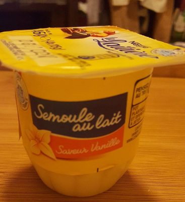 Semoule au Lait Saveur Vanille