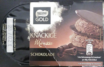 Nestle Gold Knackige Mousse Schokolade