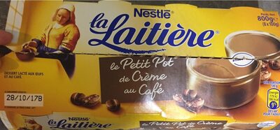 La Laitiere petit pot de creme cafe