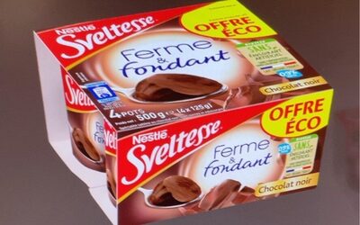 Sveltesse Ferme et Fondant Chocolat Noir offre éco