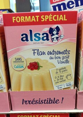Flan entremets vanille