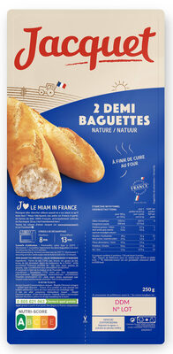Demi Baguettes Nat x2 250g