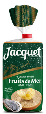 Grand toast rond seigle