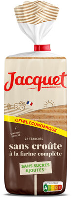 Sans croûte a la farine complète sans sucre ajoutes 475g offre eco