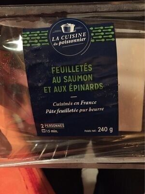 Feuilletés au saumon et aux épinards