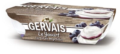 Gervais bicouche myrtilles 115 g x 2