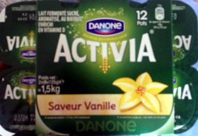 Activia saveur vanille