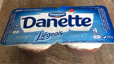 Danette Le Liégeois Chocolat