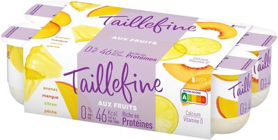 Taillefine fruits 125 g x 8 fruits jaunes