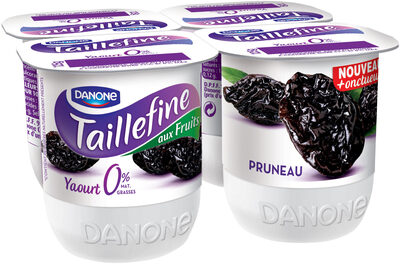 Taillefine fruits 125 g x 4 pruneau