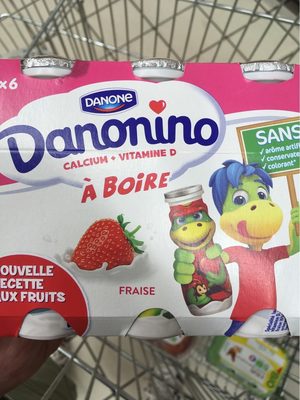 Danonino à Boire Saveur Fraise