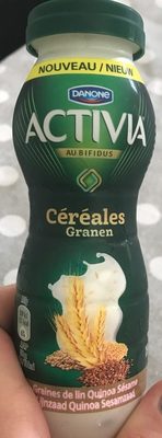 Activia à Boire Céréales Graines de Lin Quinoa Sésame