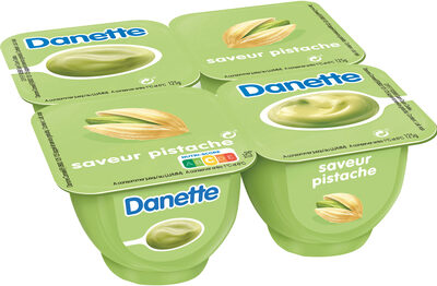 Danette saveur pistache 125 g x 4
