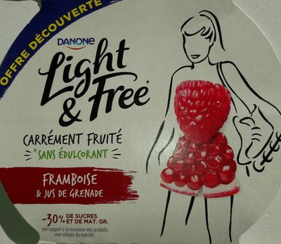 Light & Free Framboise et jus de grenade