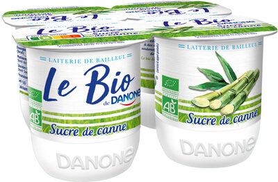 Danone bio nature sucre 125 g x 4