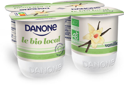 Danone bio vanille 125 g x 4