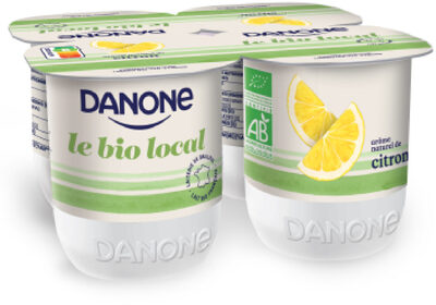 Danone bio citron 125 g x 4