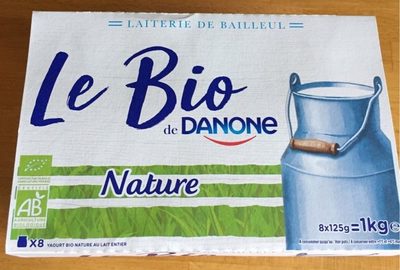 Danone bio nature 125 g x 8