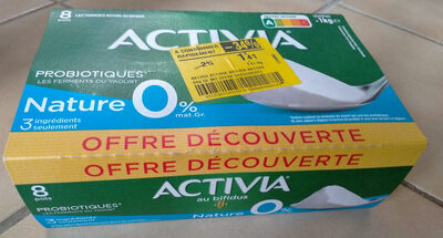 Activia nature 0%