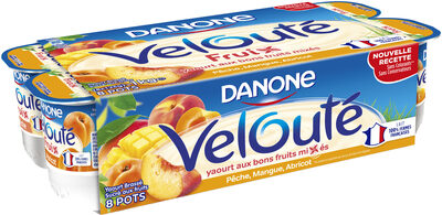 Danone veloute fruix jaunes 125 g x 8