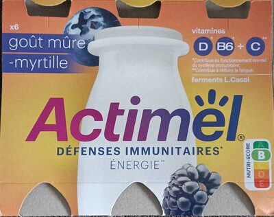 Actimel énergie mûre-myrtille