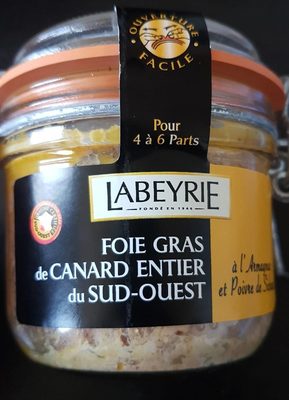 Foie gras de canard Labeyrie Entier au poivre