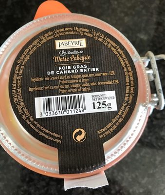 Foie gras de canard entier