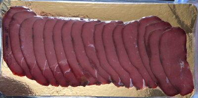 Viande de canard du Sud-Ouest fume en carpaccio
