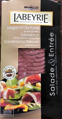 Magret d'oie fumé