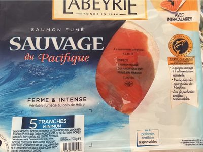 Saumon fumé sauvage du pacifique 5 tranches