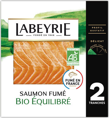 SAUMON ATLANTIQUE BIO FUME AU BOIS DE HÊTRE