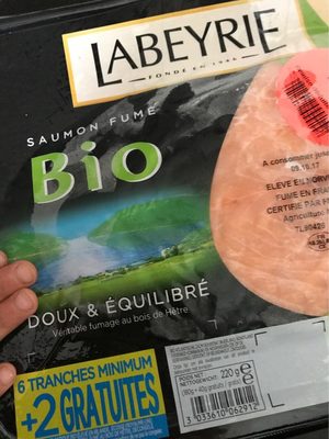 Saumon fumé bio