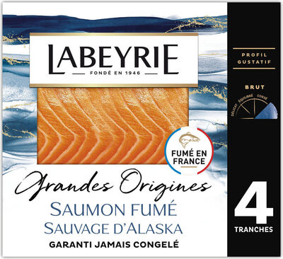 SAUMON SAUVAGE D'ALASKA FUME